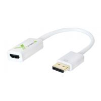 Techly Adapter DisplayPort M 1.2 auf HDMI F passiv 1080p 60Hz weiß - Adapter - Audio/Multimedia