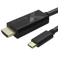 Techly Adapter Kabel USB-C M auf HDMI 2.0 4K schwarz 5m