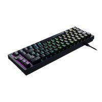 CHERRY XTRFY K5V2 Tastatur RGB Wired DE MX2A Rot 65% schwarz (CX-K5V2-RGB-CPT-BLACK-R-GER)