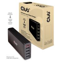 Club 3D Club3D Schnellladegerät 1xUSB Typ C, 4xUSB Typ A, PD 111W retail (CAC-1903EU)