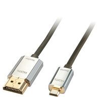 LINDY HDMI High Speed Kabel an Micro HDMI CROMO Slim 3m (41678)