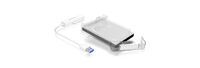 ICY BOX IB-AC703-U3 - HDD/SSD enclosure - 2.5" - Serial ATA III - 5 Gbit/s - Hot-swap - White