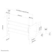 NEOMOUNTS BY NEWSTAR NEOMOUNTS Wall Mount für Flachbildschirme 25,4-60,96cm 10-24Zoll neigbar 12 kg 