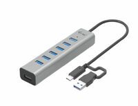 I-TEC USB-C Charging Metal HUB 7 Port ohne Netzteil (C31HUBMETAL703)