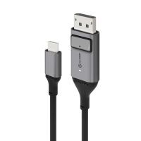 Alogic USB C Adapterkabel Typ C -DPort M/M 4k 60 Hz  2m,  gr (ULCDP02-SGR)