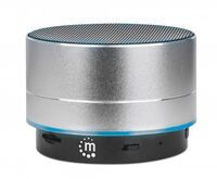 Manhattan 165327 altoparlante portatile Nero METALLIC BLUETOOTH SPEAKER- - MICRO SD READ