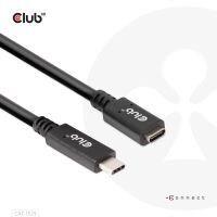 Club 3D Kabel USB 3.2 Typ C 2m Verlängerung 5Gbps St/Bu retail - Cable - Digital