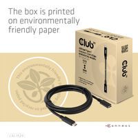 Club 3D Kabel USB 3.2 Typ C 2m Verlängerung 5Gbps St/Bu retail - Cable - Digital