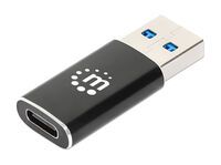MANHATTAN USB-A auf USB-C Adapter USB 3.2 Gen 2 10Gbps (153980)