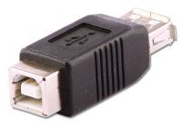 LINDY Adapter USB Typ A/B F/F A Kupplung an B Kupplung (71228)