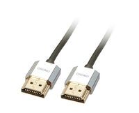 LINDY HDMI High Speed Kabel CROMO Slim Ethernet A/A 0.5m (41670)