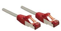 Lindy Rj45/Rj45 Cat6 0.5m - 0.5 m - Cat6 - S/FTP (S-STP) - RJ-45 - RJ-45 - Gray