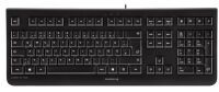 Cherry KC 1000 - Keyboard - Laser - 4 keys QWERTZ - Black