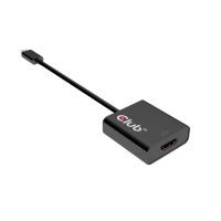 Club 3D USB 3.1 Type C to HDMI 2.0 UHD 4K 60Hz Active Adapter - USB 3.1 Type C - HDMI 2.0 - 0.15 m - Black