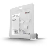 LINDY USB Typ A Portschlösser 10xWeiss Erweiterung f 40454 (40464)