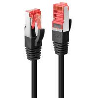 LINDY Cat.6 S/FTP Kabel, schwarz, 3m Patchkabel (47780)
