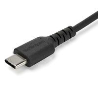 STARTECH.COM 1m USB 2.0 auf USB-C Kabel - Hochwertiges USB 2.0 Kabel - USB-Kabel - Schwarz - Aramidf