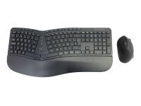 CONCEPTRONIC Tastatur+Maus Wireless ERGO  Layout ES  schwarz (ORAZIO02ES)