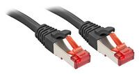 Lindy RJ-45 Cat.6 S/FTP 15m - 15 m - Cat6 - S/FTP (S-STP) - RJ-45 - RJ-45 - Black