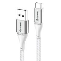 Alogic USB 2.0 Datenkabel Typ C -A M/M 3A 480 Mbps 0,3m, sil (ULCA2030-SLV)