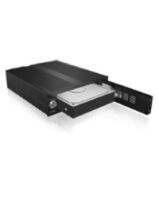 ICY BOX IB-170SK-B - 13.3 cm (5.25") - Storage drive tray - 3.5" - Serial ATA - Serial ATA II - Serial ATA III - 3.5" - Black