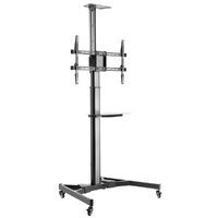 TECHLY TV Trolley für LCD LED TV 37-70Zoll 93-177cm schwarz mit Ablage (ICA-TR46)