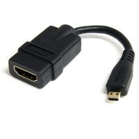 Lenovo StarTech.com HDMI to micro 12.70cm 5" High Speed Adapter - HDMI-Adapter - Adapter - Digital/Display/Video