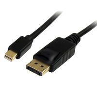 StarTech.com 1m (3ft) Mini DisplayPort to DisplayPort 1.2 Cable - 4K x 2K UHD Mini DisplayPort to DisplayPort Adapter Cable - Mini DP to DP Cable for Monitor - mDP to DP Converter Cord - 1 m - Mini DisplayPort - DisplayPort - Male - Male - 3840 x 2160 pix