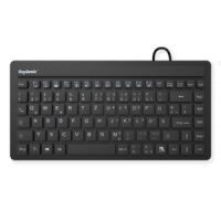 KeySonic KSK-3230IN - Mini - Wired - USB - QWERTZ - Black