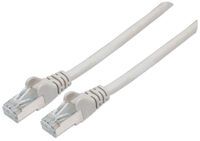 Intellinet Network Patch Cable - Cat7 Cable/Cat6A Plugs - 10m - Grey - Copper - S/FTP - LSOH / LSZH - PVC - Gold Plated Contacts - Snagless - Booted - Polybag - 10 m - Cat7 - S/FTP (S-STP) - RJ-45 - RJ-45 - Grey