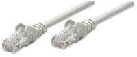 Intellinet Network Patch Cable - Cat5e - 2m - Grey - CCA - U/UTP - PVC - RJ45 - Gold Plated Contacts - Snagless - Booted - Polybag - 2 m - Cat5e - U/UTP (UTP) - RJ-45 - RJ-45 - Grey