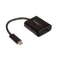 StarTech.com USB C to DisplayPort Adapter - 4K 60Hz/8K 30Hz - USB Type-C to DP 1.4 HBR2 Adapter Dongle - Compact USB-C (DP Alt Mode) Monitor Video Converter - Thunderbolt 3 Compatible - USB Type-C - DisplayPort output - 3840 x 2160 pixels