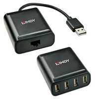 LINDY Extender USB 2.0 Cat5 4 Ports 60m (42679)