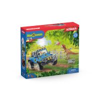  Schleich Dinosaurs Geländewagen mit Dino-Außenposten, Spielfigur 41464