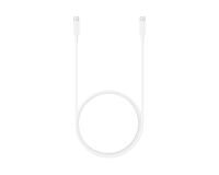 Samsung Mobilfunkzubehör Samsung Galaxy Cable USB Type C to USB-C 1.8m 5A/100W White bulk (EP-DX510J