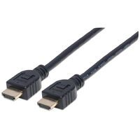MANHATTAN HDMI-Kabel 4k@60Hz CL3 zert. geschirmt 1m (353922)