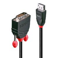 LINDY Kabel DisplayPort/DVI-D 3m DP Stecker an DVI-D Stecker (41492)