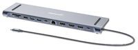 MANHATTAN Dockingstation 12-in-1 4K 1xHDMI 2xDP 3xUSB-A (190305)