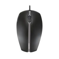 Cherry GENTIX SILENT Corded Mouse - Black - USB - Ambidextrous - Optical - USB Type-A - 1000 DPI - Black