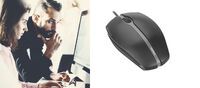CHERRY GENTIX Silent Maus Wired 1.80m schwarz (JM-0310-2)