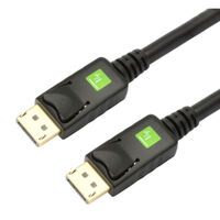 TECHLY DisplayPort 1.2 Anschlusskabel schwarz Audio/Video 5m schwarz  DisplayPort 20pol. Stecker auf