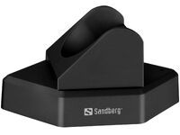 SANDBERG Bluetooth Office Headset Pro+ - Headset - Head-band - Office/Call center - Black - Binaural - Volume + - Volume -