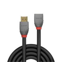 Lindy 36477 - 2 m - HDMI Type A (Standard) - HDMI Type A (Standard) - 18 Gbit/s - Audio Return Channel (ARC) - Black