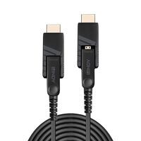 LINDY Micro-HDMI Fibre Optic Hybrid 18G Kabel 30m (38322)