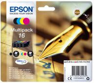 Patrone Epson 16 4er-Pack black + color                T1626 (C13T16264012)