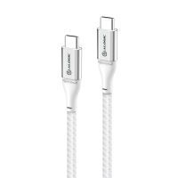 Alogic USB 2.0 Datenkabel Typ C -C M/M 5A 480 Mbps 0,3m, sil (ULCC2030-SLV)