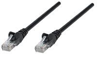 Intellinet Network Patch Cable - Cat5e - 1.5m - Black - CCA - SF/UTP - PVC - RJ45 - Gold Plated Contacts - Snagless - Booted - Polybag - 1.5 m - Cat5e - SF/UTP (S-FTP) - RJ-45 - RJ-45 - Black