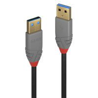 LINDY USB 3.2 Kabel Typ A/A Anthra Line M/M 2m (36752)