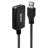 LINDY USB 3.0 Aktiv-Verlängerung Typ A/A M/F 5m (43155)
