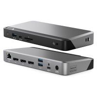 Alogic Docking Station Universal Triple 4K USB-C&USB-A 100W